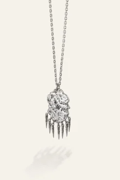 Ba&Sh ANOUCHKA collar con colgante de circonita GRIS