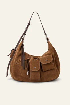 Ba&Sh ARYA bolso multibolsillos MARRON Outlet