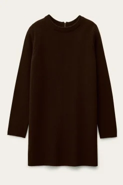 Ba&Sh ATES vestido tipo suéter de punto MARRON Best