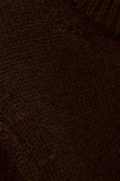 Ba&Sh ATES vestido tipo suéter de punto MARRON Best