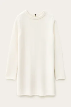 Ba&Sh ATES vestido tipo suéter de punto ECRU Discount
