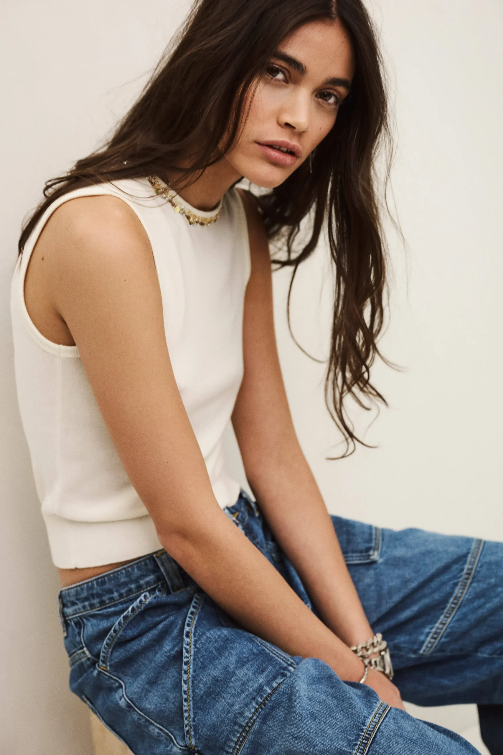 Ba&Sh BAMMA TOP ECRU Online