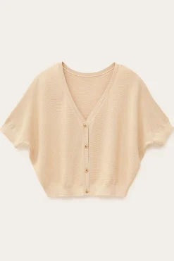 Ba&Sh BASEM suéter de manga corta € 4 BEIGE Outlet