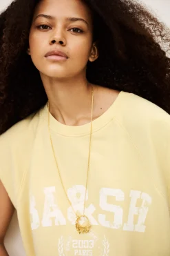 Ba&Sh BEATA sudadera sin mangas AMARILLO Online