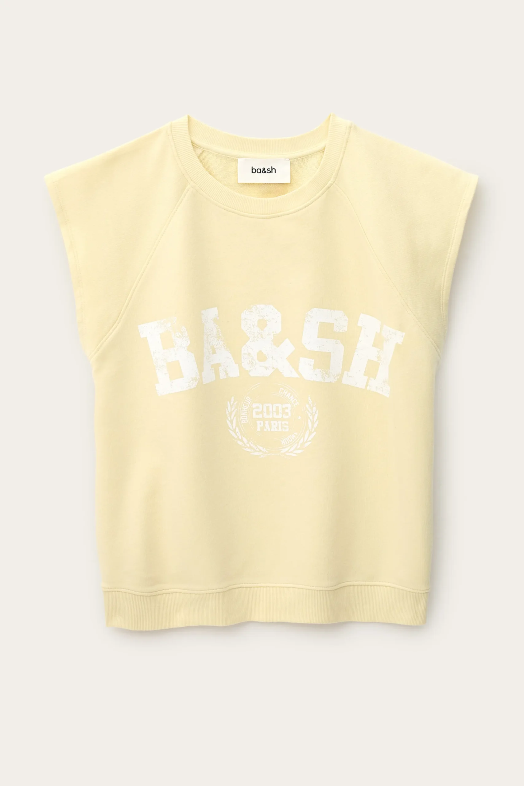 Ba&Sh BEATA sudadera sin mangas AMARILLO Online