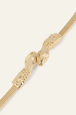 Ba&Sh BEDUSA cinturón de punto metálico € 150 € 105 ORO Online