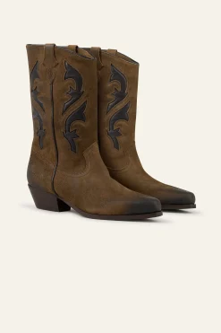 Ba&Sh BOOTS CURTIS MARRON New