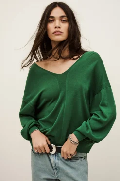 Ba&Sh BRENDA JUMPER VERDE Sale