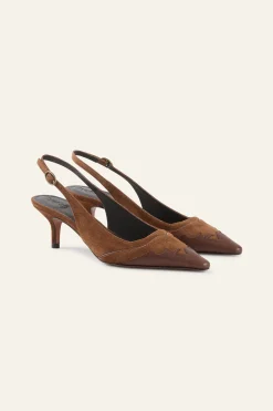 Ba&Sh CASTA zapatos de salón con correa trasera € 295 MARRON Discount