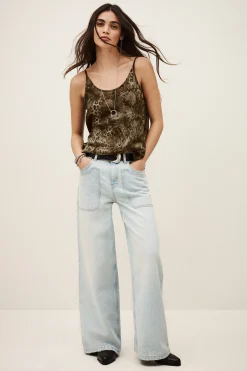 Ba&Sh CIGUE TOP VERDE Outlet