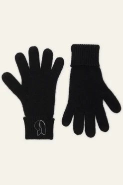 Ba&Sh CIMON guantes de malla NEGRO Clearance