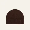 Ba&Sh COBO gorro de cachemira MARRON