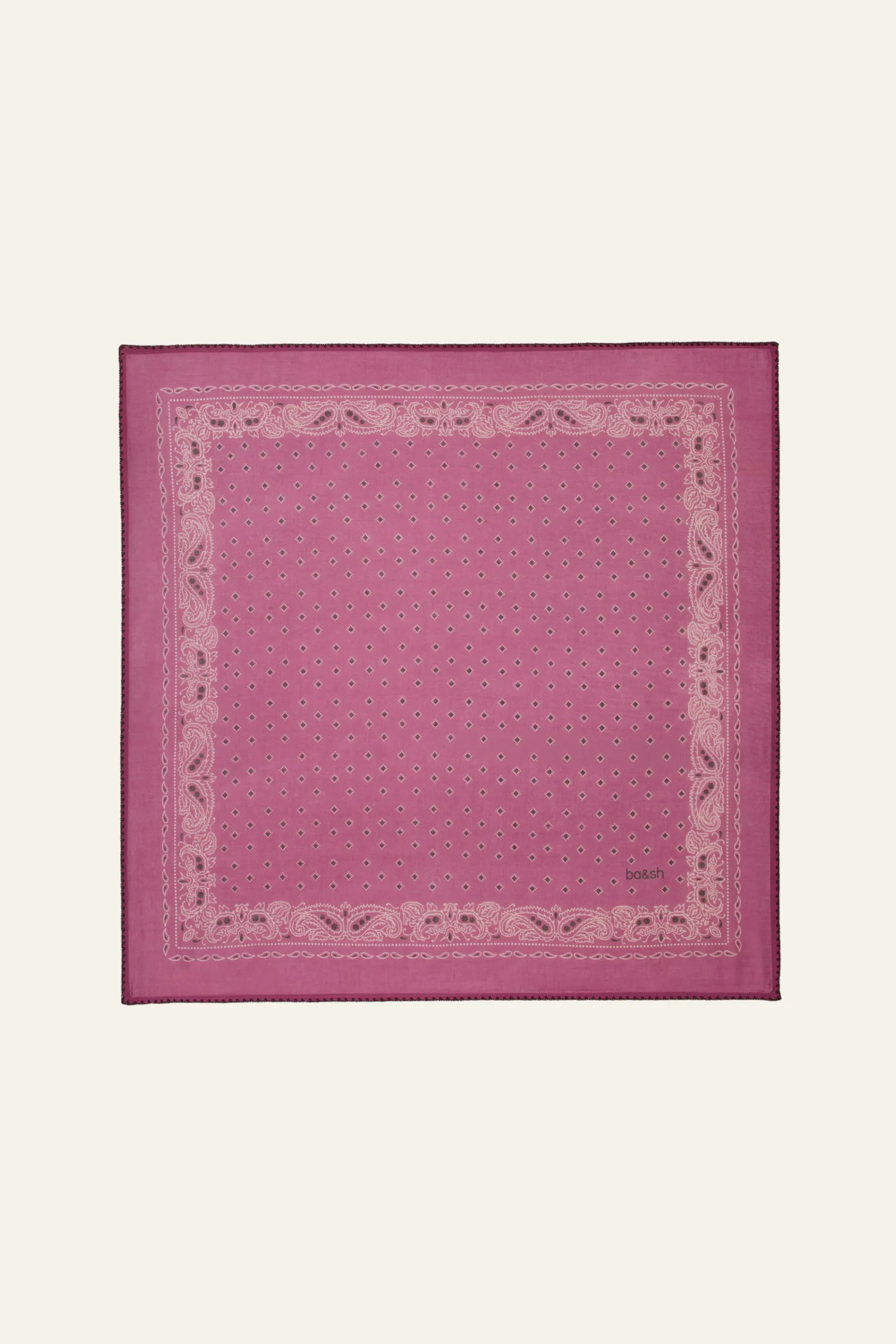 Ba&Sh FARY Pañuelo estampado estilo bandana € 75 PINK Discount