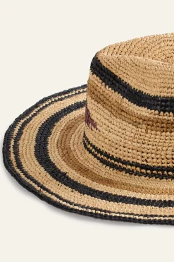 Ba&Sh HINDIRA sombrero trenzado NEGRO Best