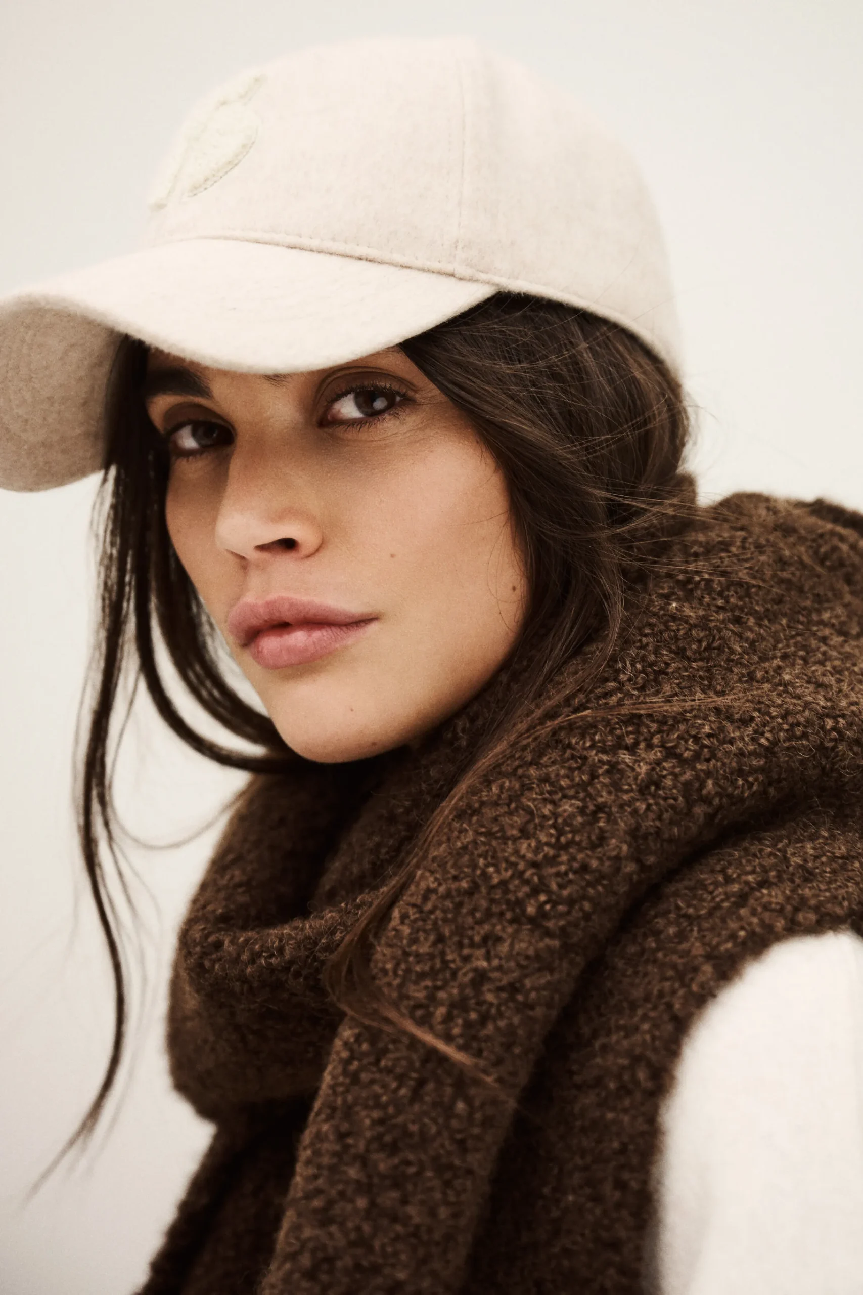 Ba&Sh HUGO gorra de lana ECRU Clearance