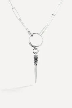 Ba&Sh NAOMIE collar de plata GRIS Discount