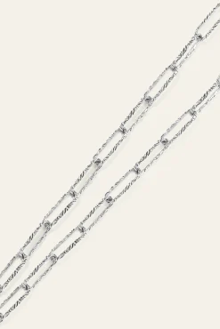 Ba&Sh NAORIA collar de plata GRIS Best