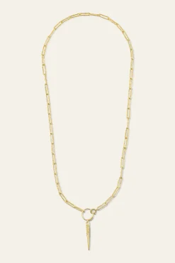 Ba&Sh NAORIA collar de plata ORO Clearance