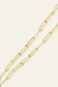 Ba&Sh NAORIA collar de plata ORO Clearance