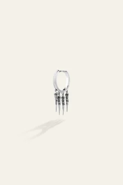 Ba&Sh OKINAWA arete de plata GRIS Outlet