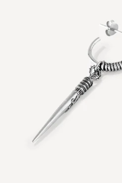 Ba&Sh OLIVIA pendiente de plata GRIS Clearance