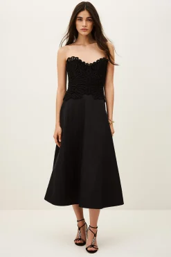 Ba&Sh PRAINA DRESS NEGRO Outlet