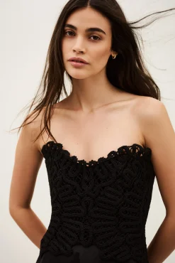 Ba&Sh PRAINA DRESS NEGRO Outlet