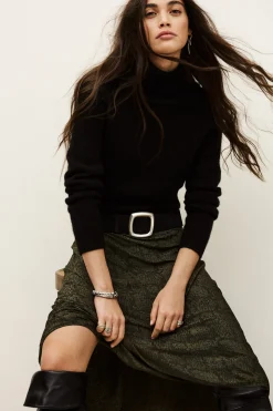 Ba&Sh RISTA SKIRT VERDE Outlet