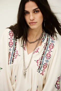 Ba&Sh TILT BLOUSE ECRU